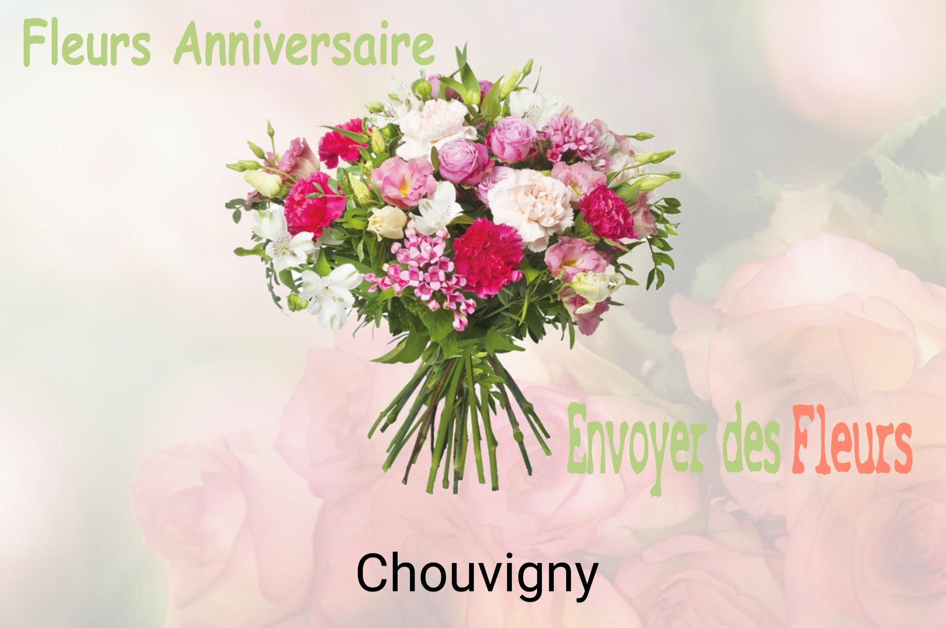 Bouquet de fleurs d’anniversaire livré à Chouvigny